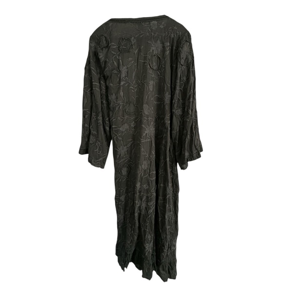 MAGNOLIA PEARL RARE Piano Shawl Kimono Midnight - Picture 4 of 8